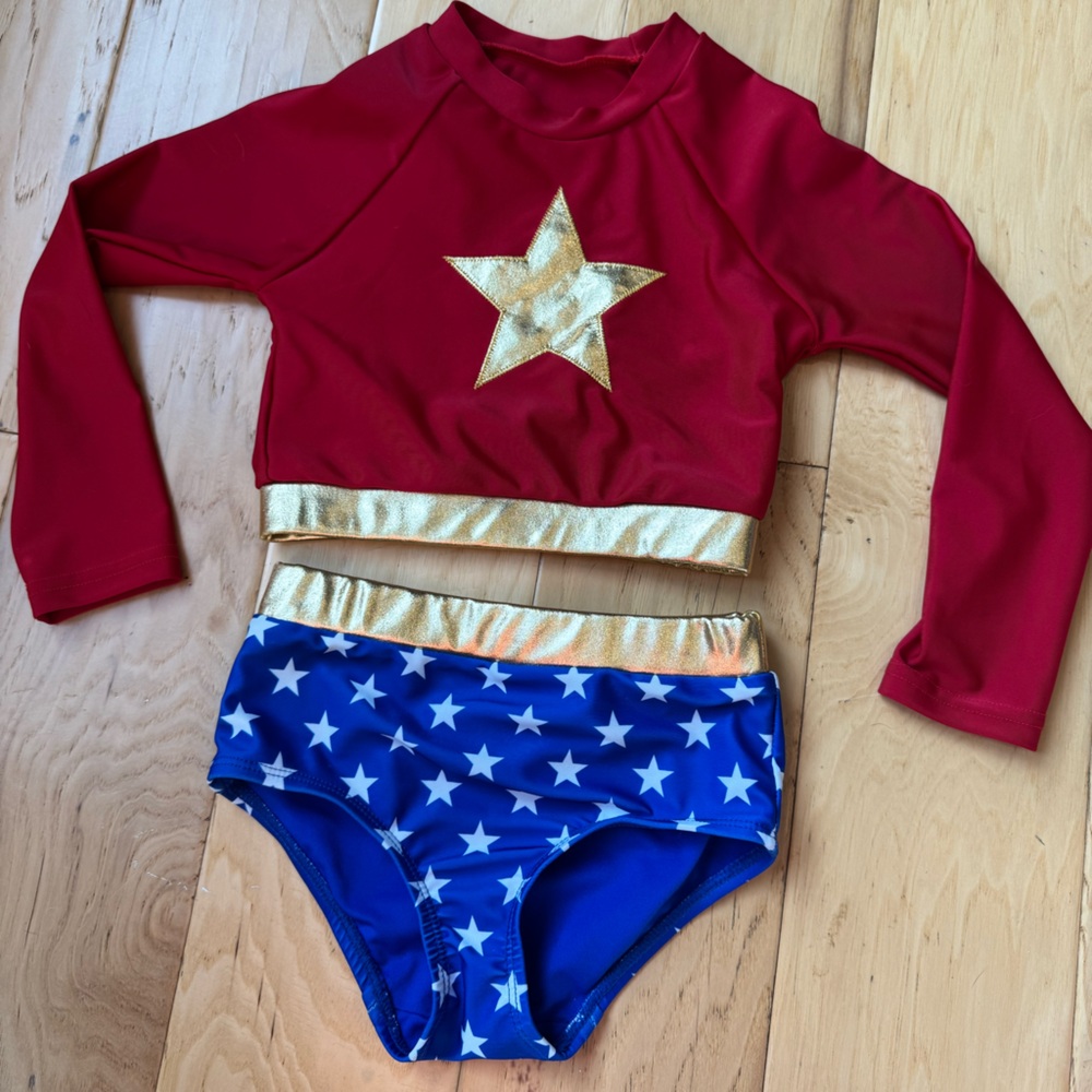 Great Pretenders Wonder Woman Swim- girls